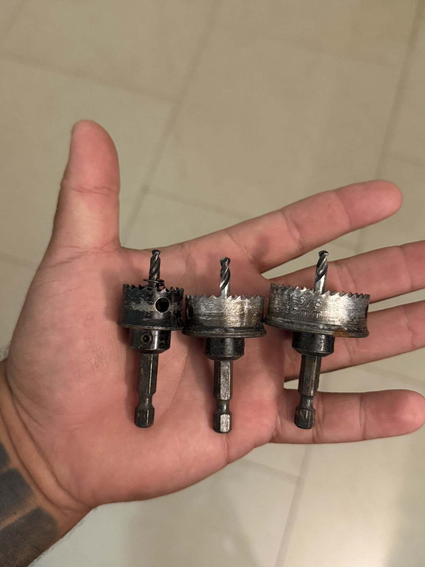Milwaukee Hole Saw Set 1/2 3/4 And 1 Inch