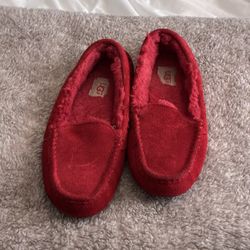 Red UGG Slippers Size 8