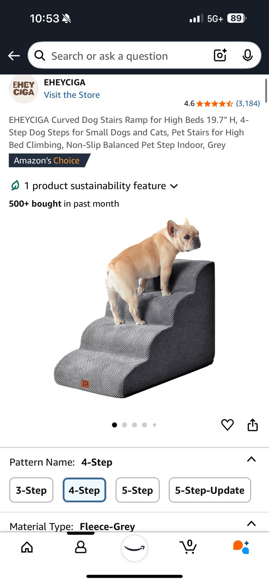 4 Step Dog Stairs