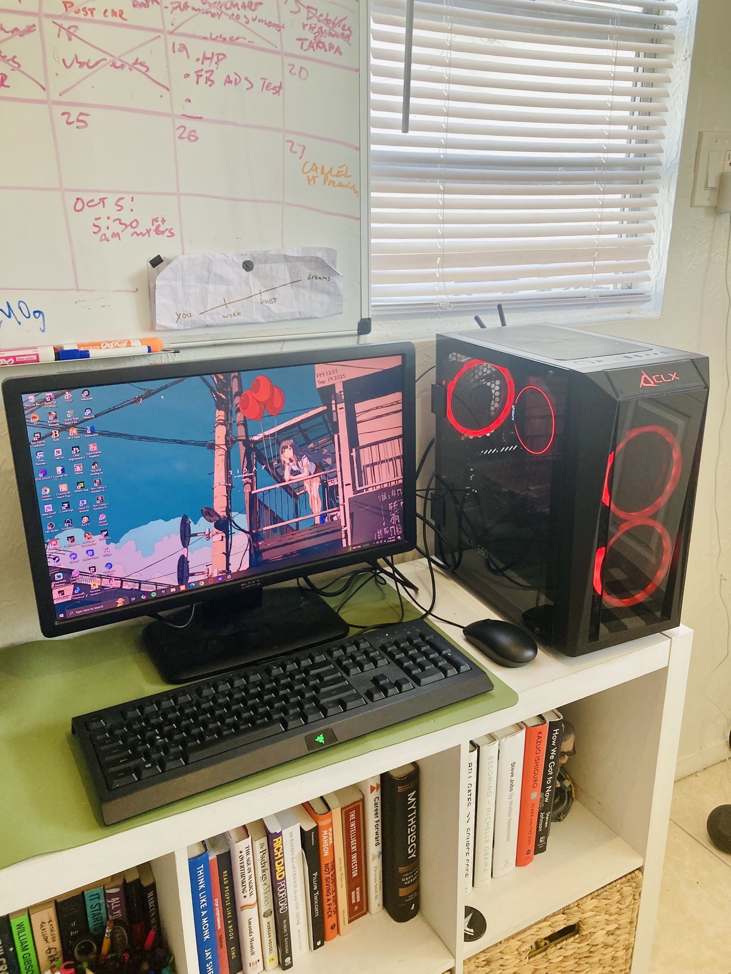 CLX Ryzen 7 Gaming Pc Computer w/ Monitor Bundle