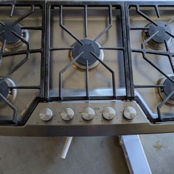 Stainless Steel Gas Cooktop 5 Burner