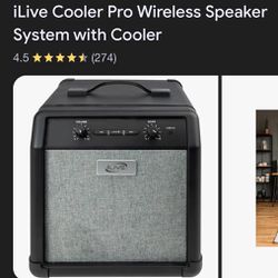 ILive Cooler Pro Wireless Speaker System With Cooler 