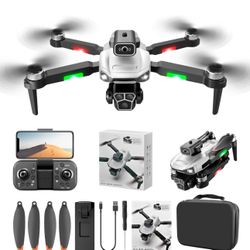 Drones With Camera ,4K vertical shots ,Wi-Fi FPV RC Quadcopter with gesture control,Mini Drone Toy - Foldable, Carrying Case, Adjustable Lens, Brushle
