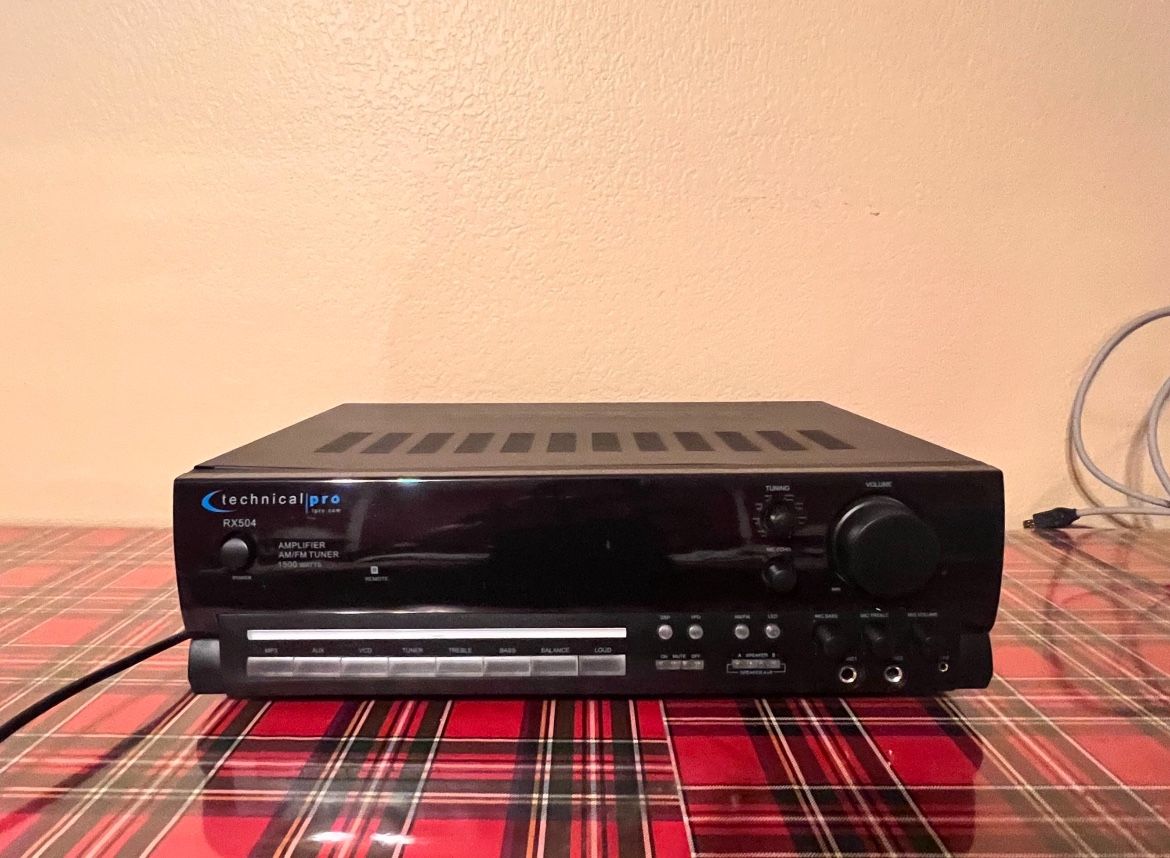 $20 Technical Pro RX(contact info removed)W Integrated Amplifier, Black