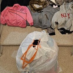 Garbage Bag Full Of 12-24 Months Toddler Girls Clothing Winter Fall 