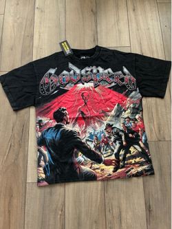 Rhinestone Godspeed shirt * CLOSET CLEAN OUT*