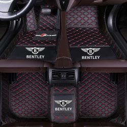Brand New Bentley Black and Red Floor Mats
