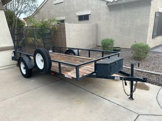 2014 Single Axel 6x12 Trailer