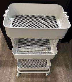 3 tier rolling cart