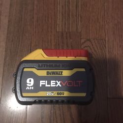      Dewalt 20v Flex Volt 9.0ah  Battery New $120 Firm 