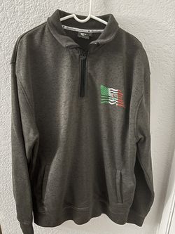 Mens Cowboy Hardware Quarter Zip
