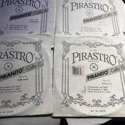 Pirastro Piranito 3/4 - 1/2 Cello String Set New