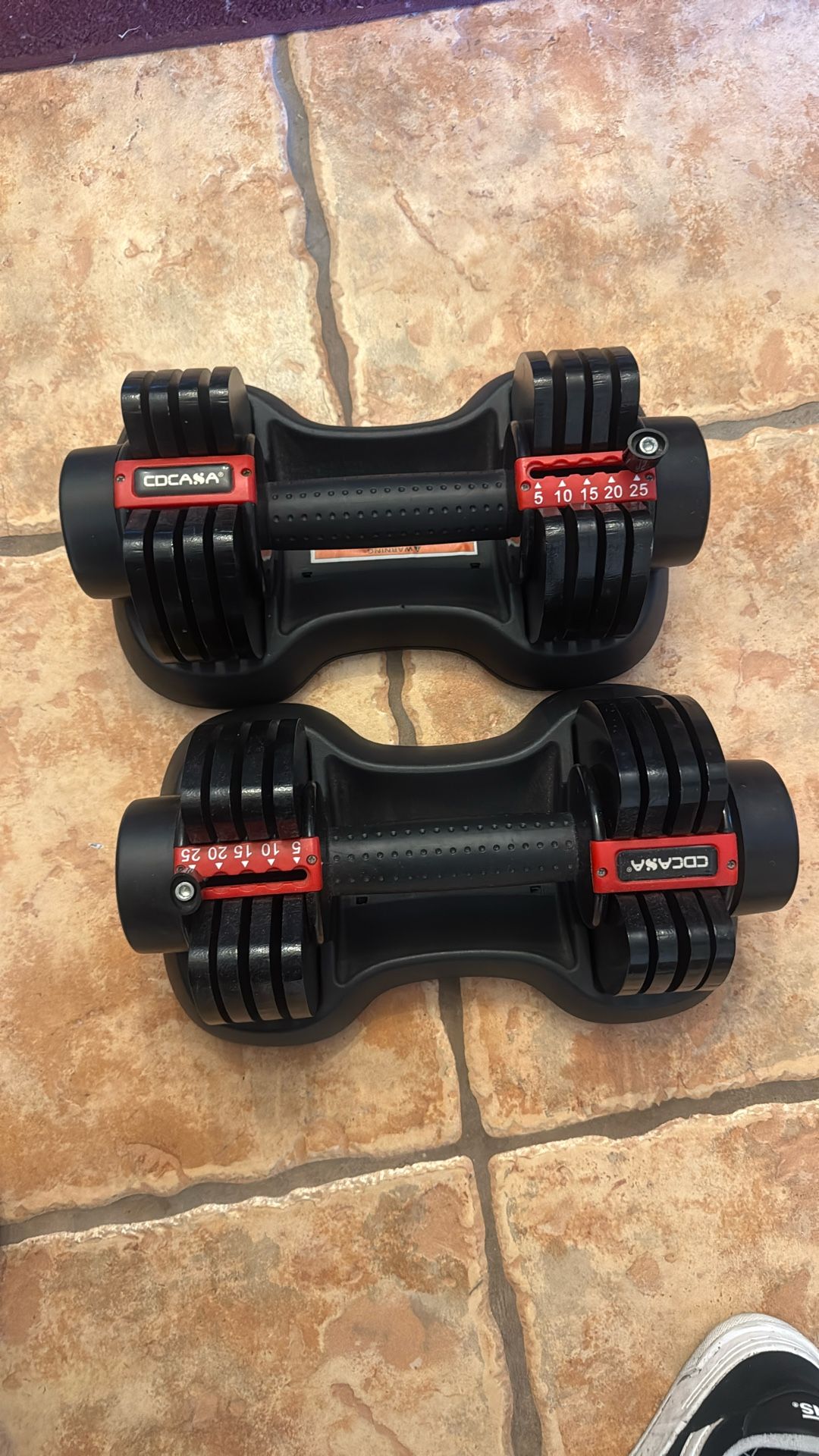 Dumbbells Adjustable Weights
