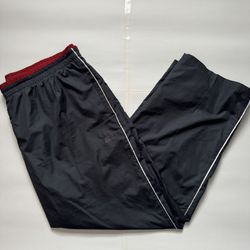 Mens Vintage Starter Windbreaker Tracksuit Athletic Pants Sportswear Black/Red XL