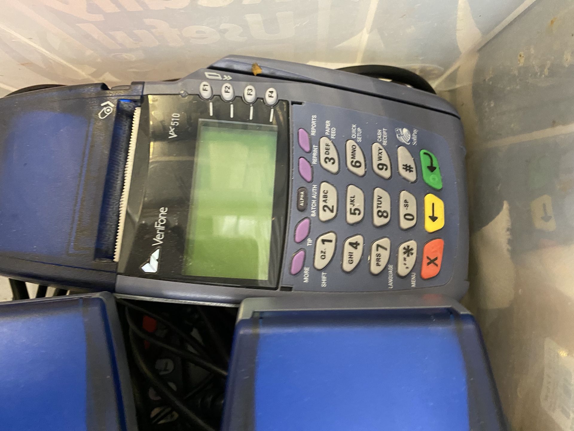 Verifone VX510 Credit Card Terminal with Power Supply | Omni 3730 LE