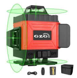 GZG brand 16-line self-leveling laser level, used for construction and tiling. Measuring Tool