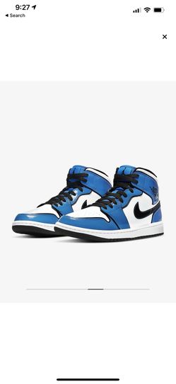 Air Jordan 1 Mid Signal Blue 