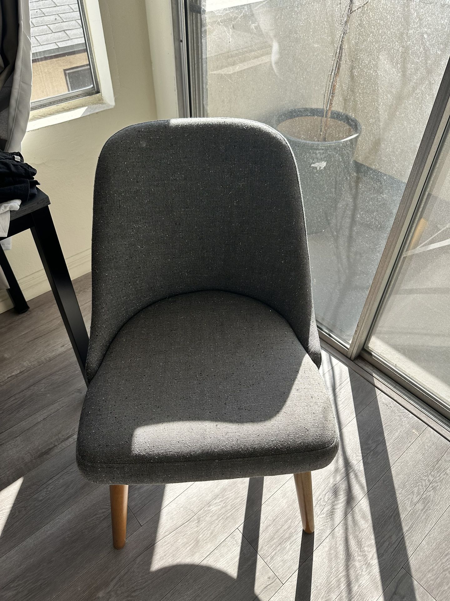 Modern Gray Fabric Chair
