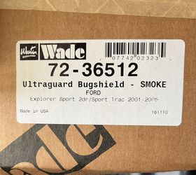 BRAND NEW  Ultraguard Bug Shield For 2001-2005 Ford Explorer Sport Trac Color - Smoke 60.00 Obo