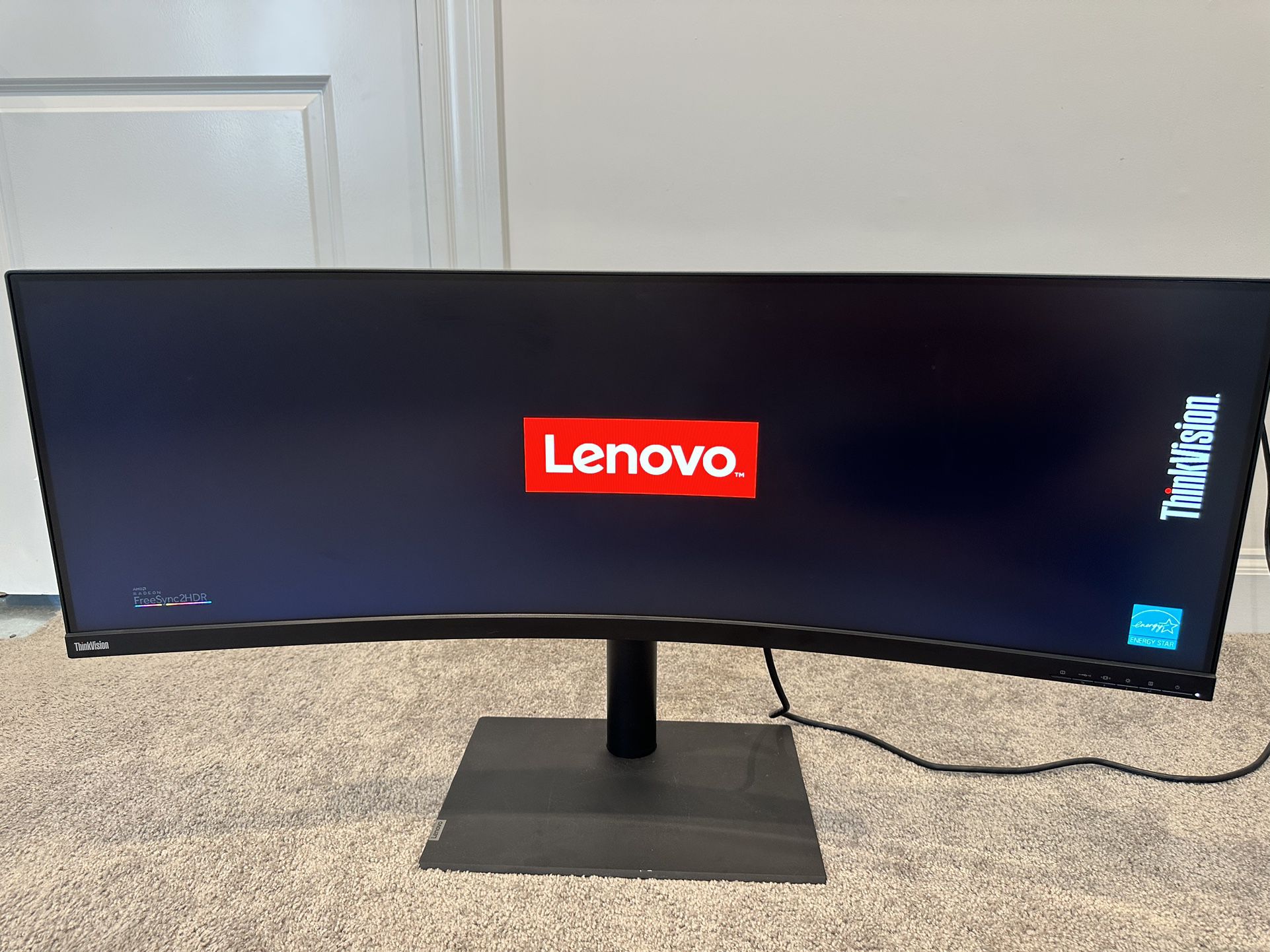Lenovo ThinkVision P44w-10 43.4 Inch 32:10 Ultrawide Curved 4K HDR Monitor