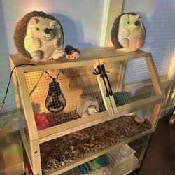 Small Animal Cage With Storage 