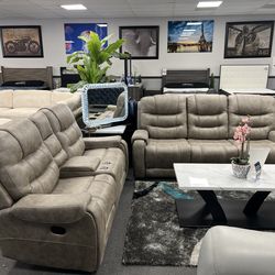 2PC Sofa & Loveseat