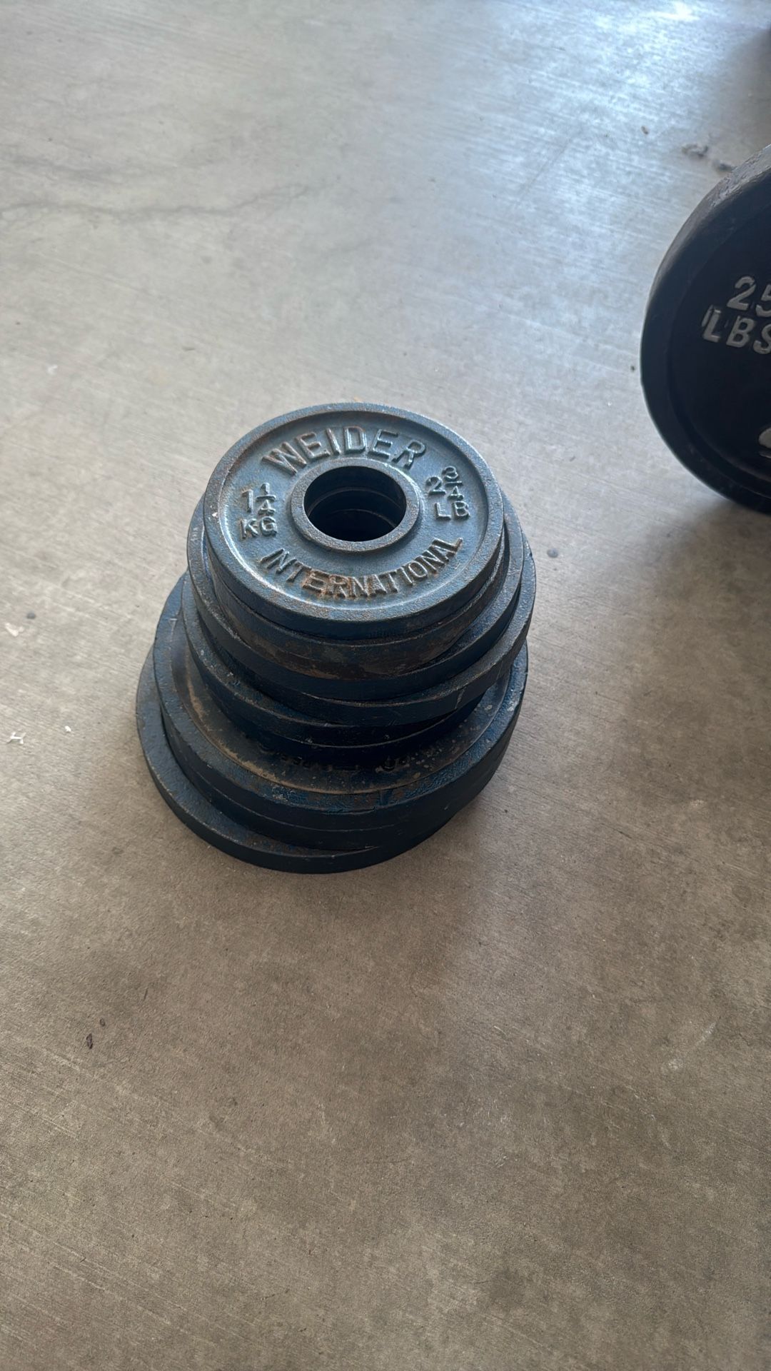 60 Lbs Weider Olympic Size