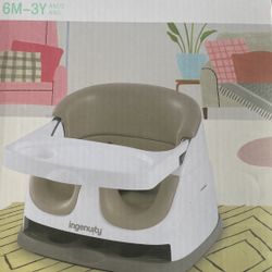 Ingenuity Baby Base 2-in-1 Booster Feeding Seat 6 MO to 3 Yrs Cashmere