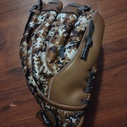 Adidas TS1100BDC Youth Baseball Glove 11” Eazy Close BROWN Camo Lefty Hand