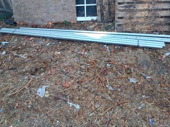 10ft by1-1/2inch galvanized EMT pipes  8pieces