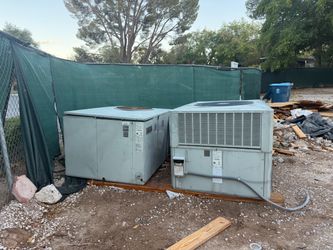2 WORKING RESIDENTIAL AC/HVAC UNITS — REMOVED FROM FULL HOME REBUILD — SOLD AS-IS