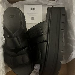 New UGG BLACK SANDALS 