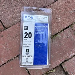 NEW Eaton BRN120AFCS TypeBR Combination AFCI Circuit Breaker 20 Amp Single Pole