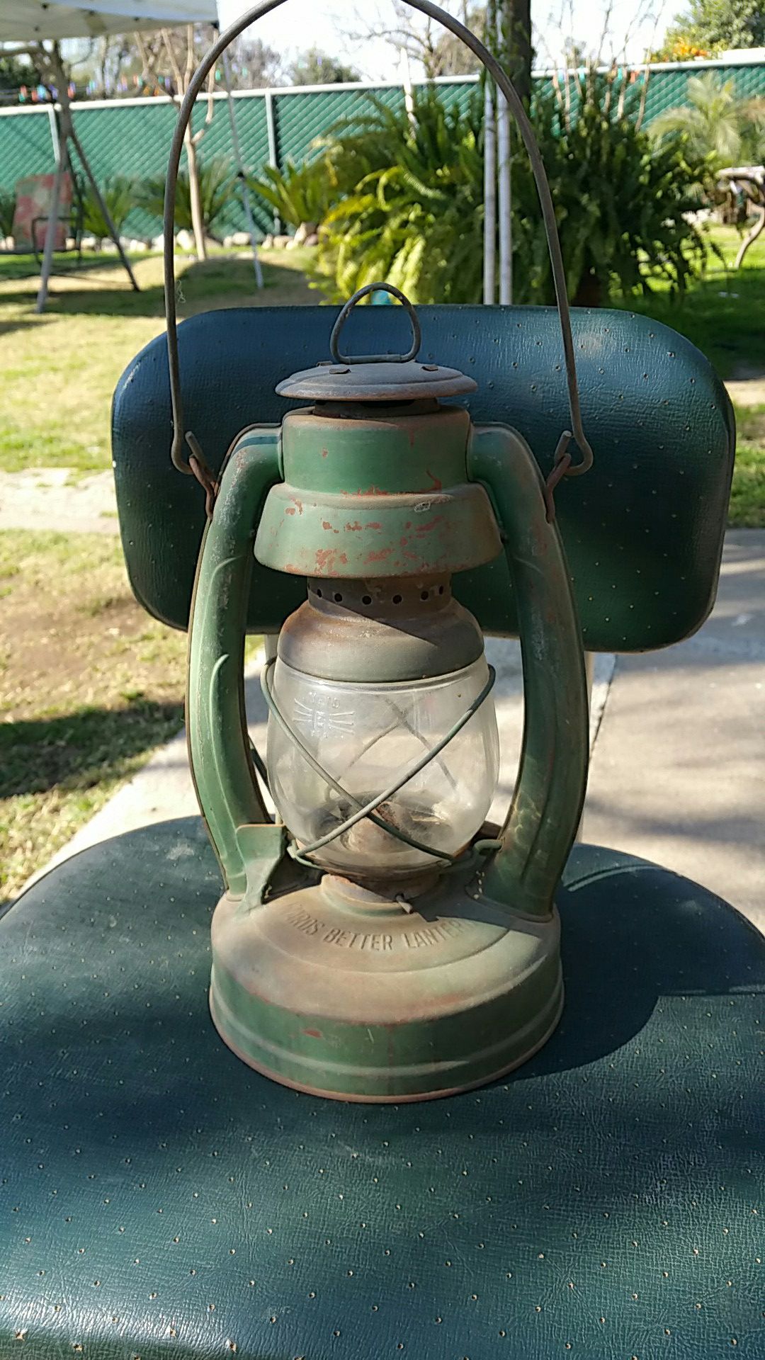 Antique lantern Kerosene Oil Paraffin Hurricane Lamp Light-Reto Collection