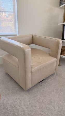 Restoration Hardware “The Drew” Swivel Chair