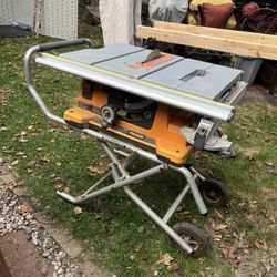 Rigid 10” Tablesaw