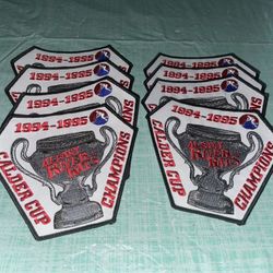 1 New Ahl Calder Cup Champs 1(contact info removed) Albany RIVER RATS Jersey Patch Champions