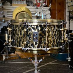 Mapex 6.5x14 Black Panther Sledgehammer Brass Snare Drum