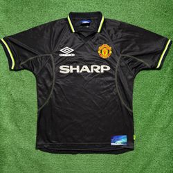 Vintage Manchester United Umbro Jersey Large Pre-Owned