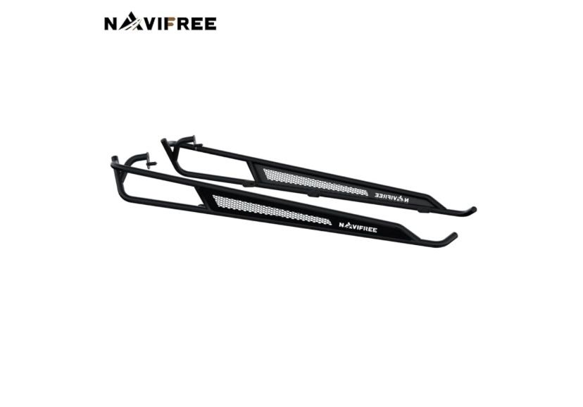 Navifree Rock Sliders | Tree Kickers fit for Polaris RZR XP 1000 2024 2025 4-Seater | Resistant Powder Coating | Bolt-On Ins