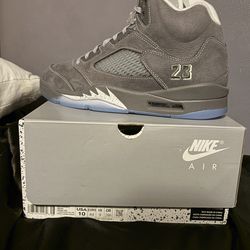 JORDAN 5 wolf grey SIZE 10