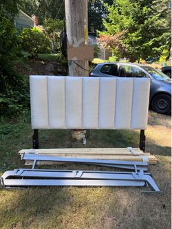 King size headboard and frame (free)