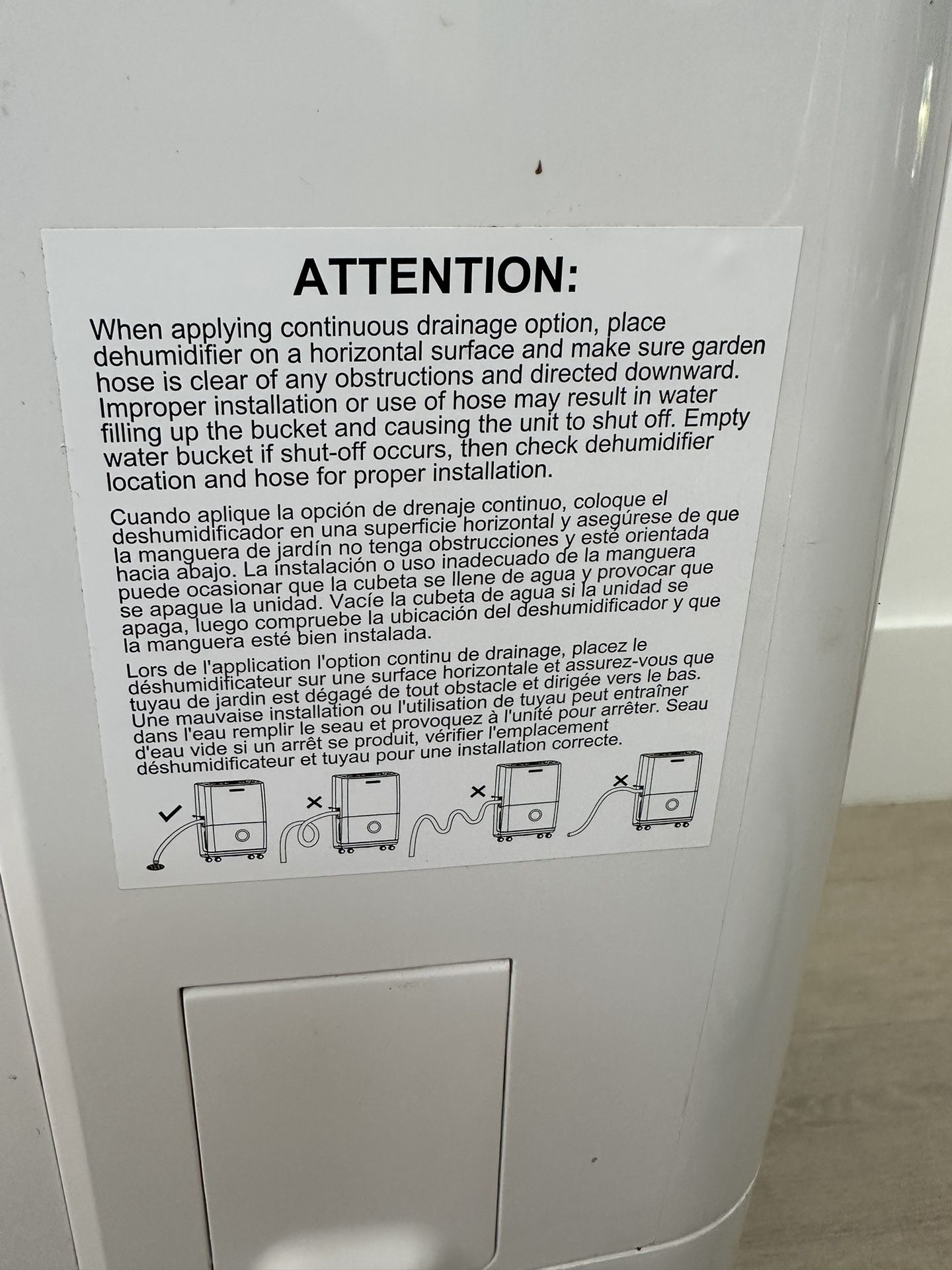 Frigidaire 30Pint Dehumidifier White ModelFFAD3033R1 for Sale in