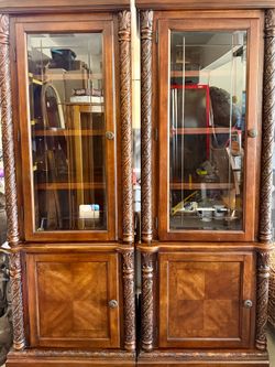 Twin China Cabinets (Ashley’s Furniture)