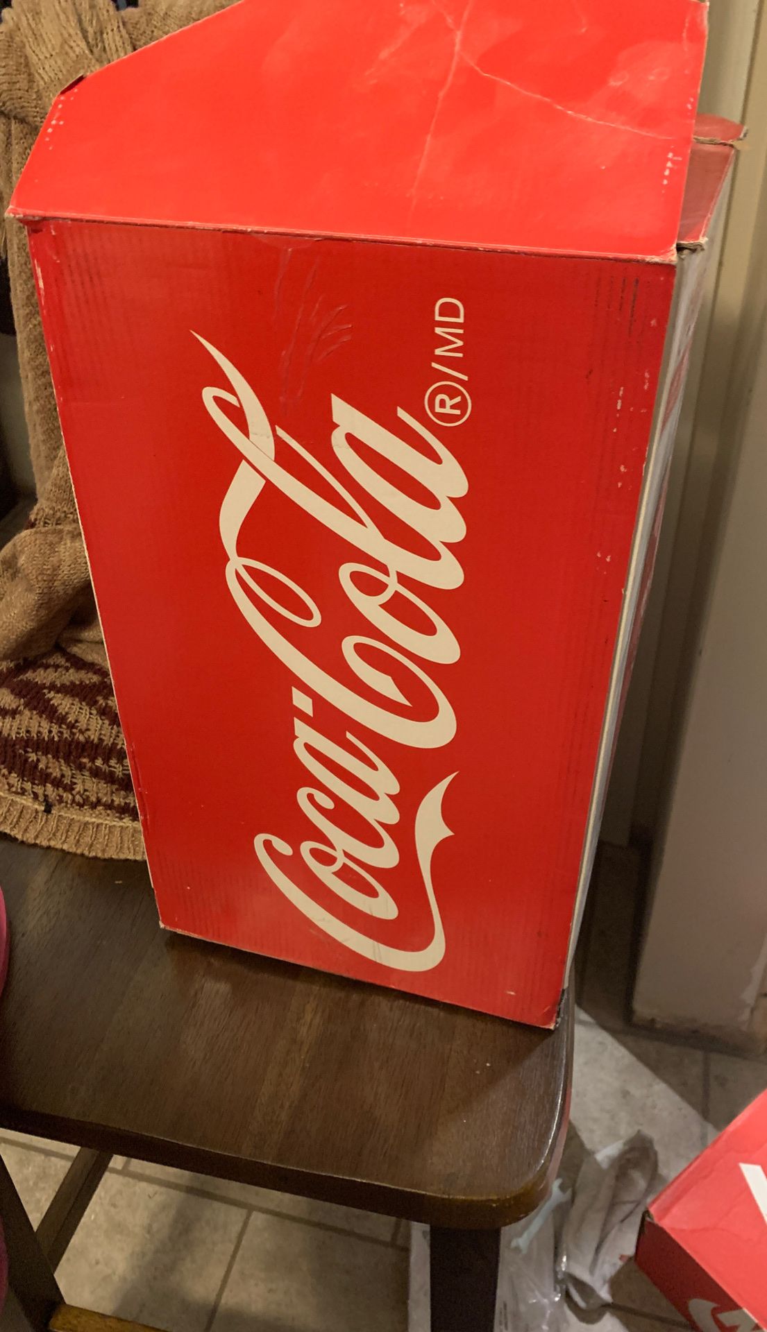 New mini fridge coke never used