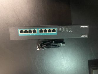 TRENDnet TPE-T80H 8-port GREENnet 10/100 PoE+ switch