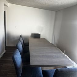 Dining Table And Chairs 8 Pcs 