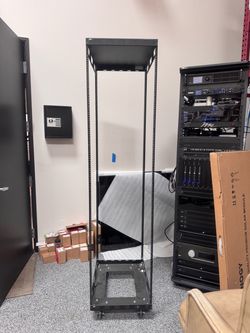 Middle Atlantic Slim 5 Series professional AV equipment rack.