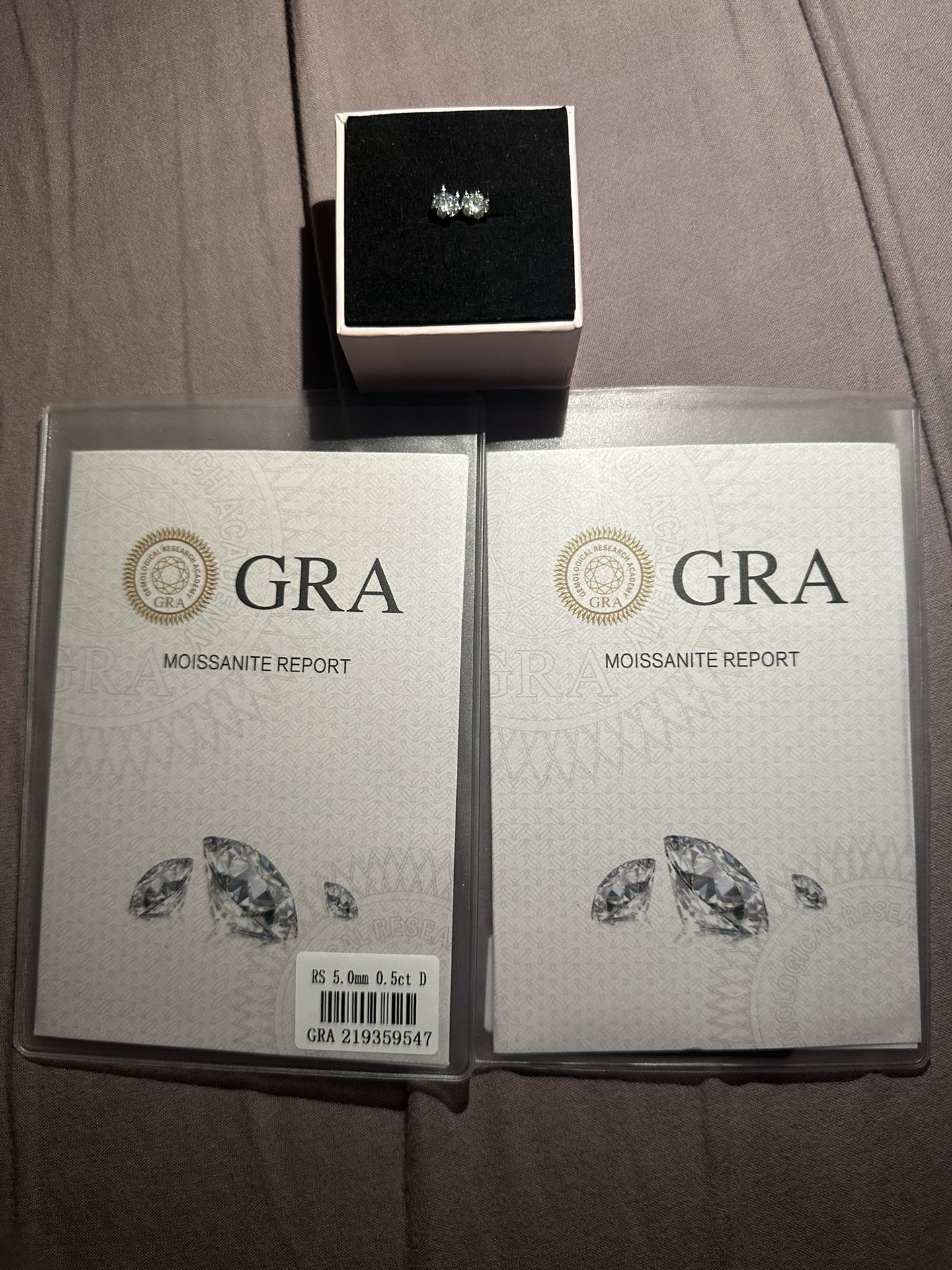 Moissanite Stud Earrings