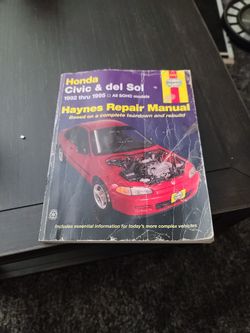 Honda Civic 92 To 95 Repair Manual